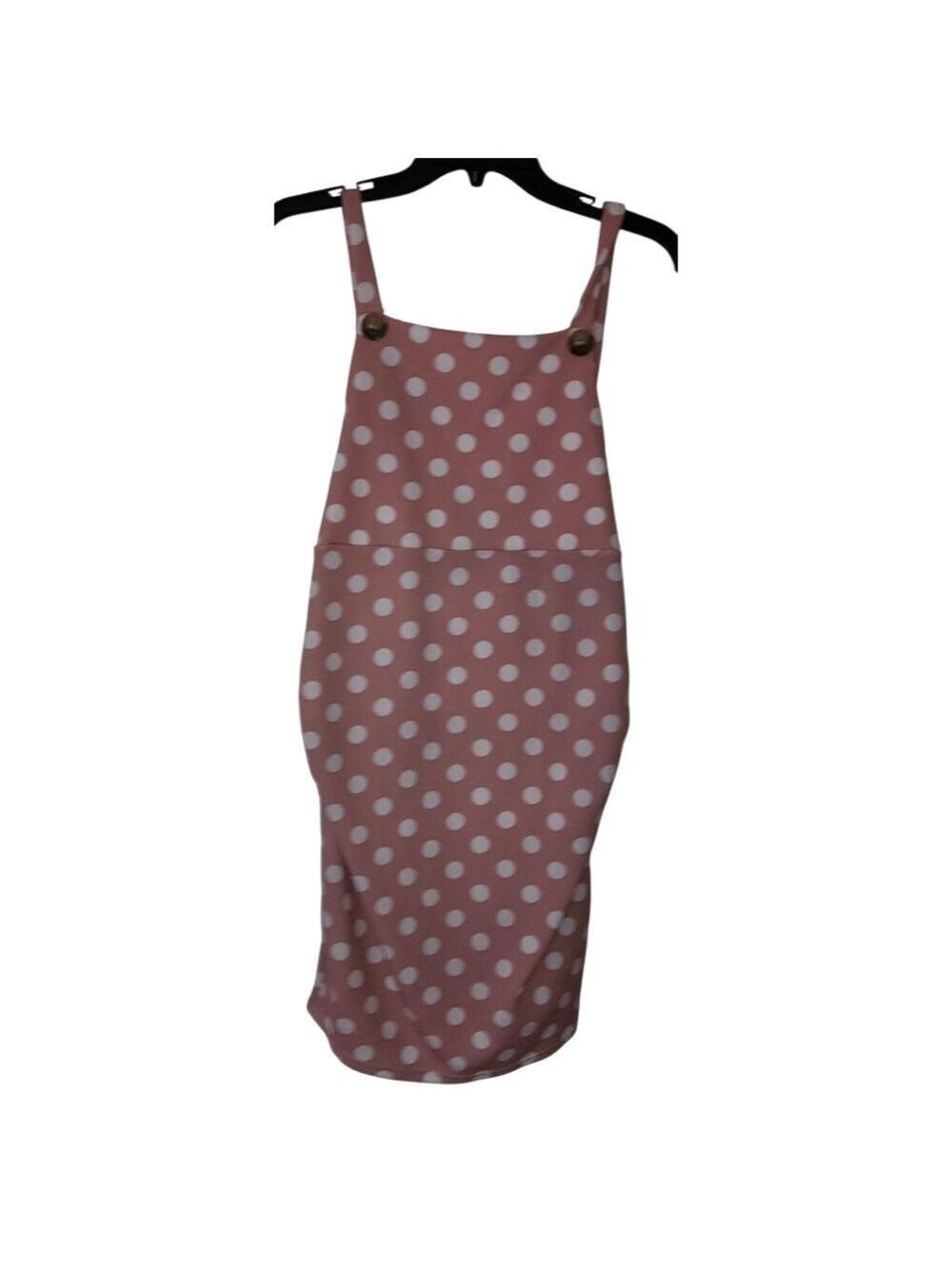 Boohoo Maternity Polka Dot Dress Size 10 NWT - Picture 2 of 12